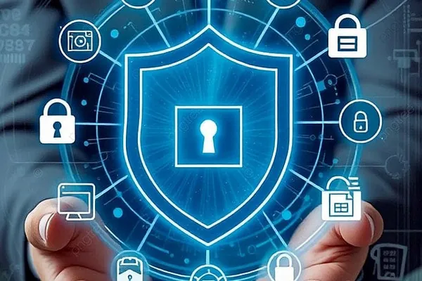 Biểu tượng tường lửa bảo vệ mạng